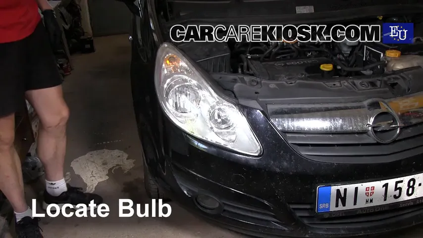 2008 Opel Corsa D 1.2L 4 Cyl. Éclairage Feux de stationnement